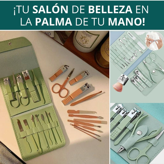KIT DE CUIDADO Y MANICURA 16 PIEZAS