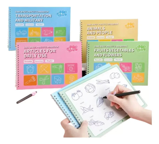 Set Caligrafía Libros Montessori Grande